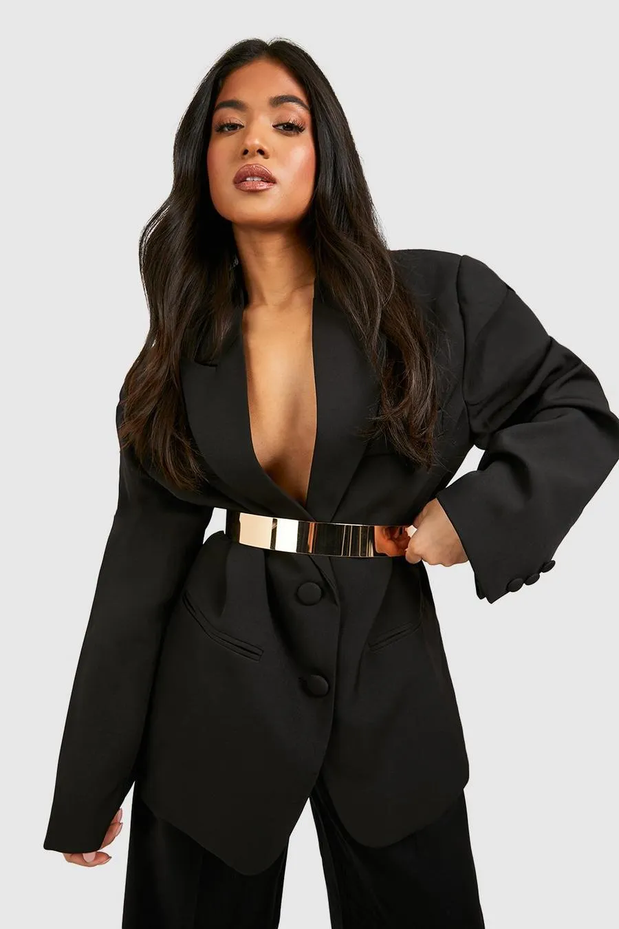 Metal Chunky Waist Belt