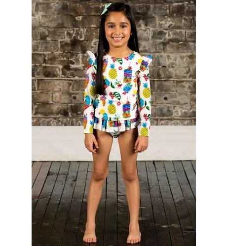 Rock Your Kid Tropicana L/S Lined Rashie Set