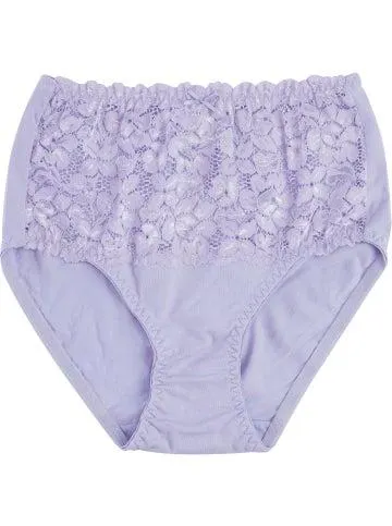 Favourites Lace Full Brief in Lavender