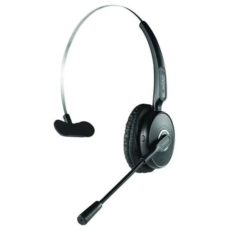Promate ENGAGE.BLK Over ear Mono Monaural Headset - Black