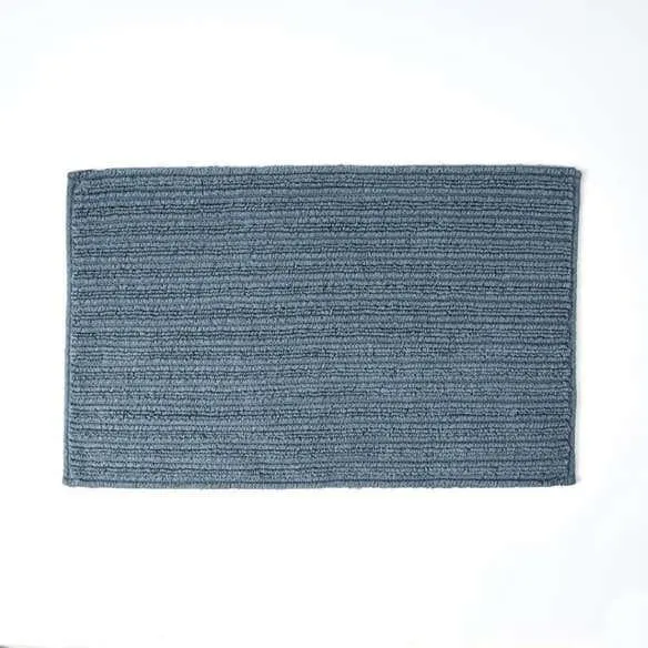 Devon Bath Mat - Storm Blue