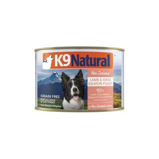 K9 Natural Lamb & Salmon Canned Dog Food 170g
