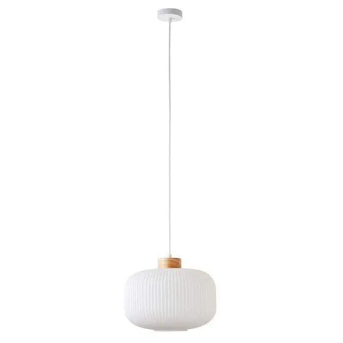 Skagen Wood/Opal Glass 35Cm 1 Light Pendant