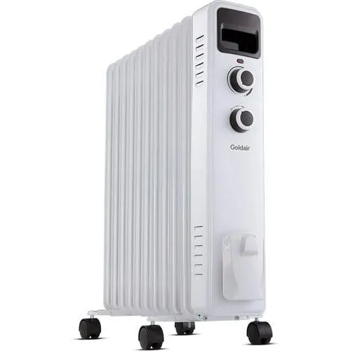 11 Fin Oil Column Heater 2.4kW White