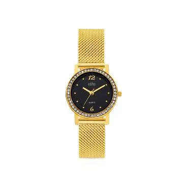 Elite Ladies Gold Tone Watch