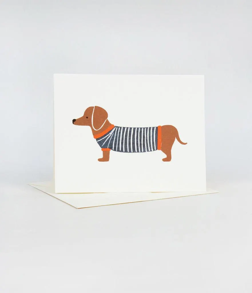 Dog - Dachshund Card