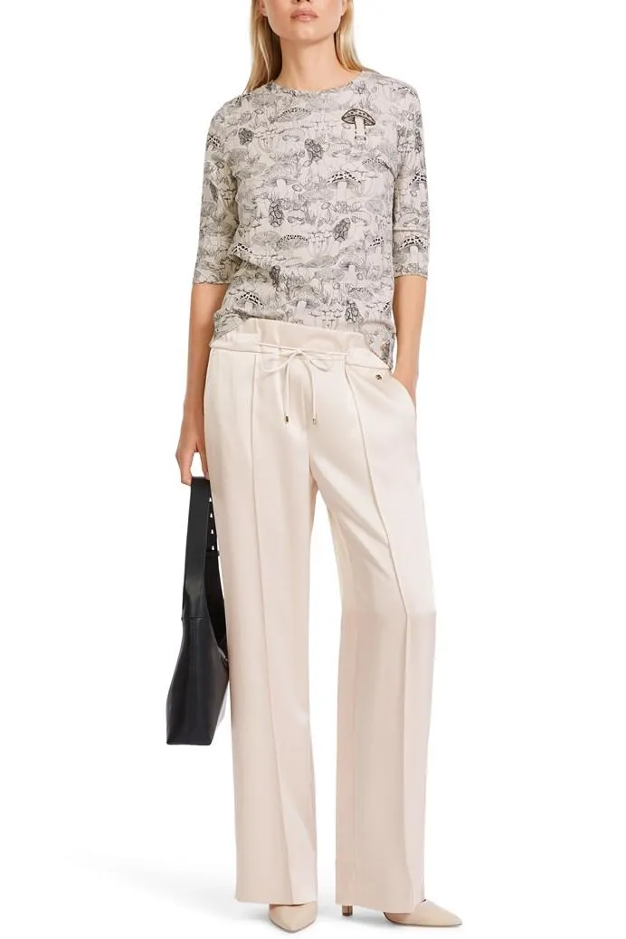 Mushroom Print 1/2 Sleeve Top