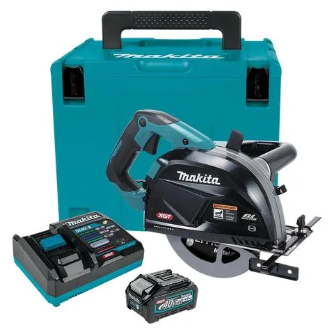 Makita XGT Cordless Metal Cutting Saw Brushless 185mm 40v 4Ah