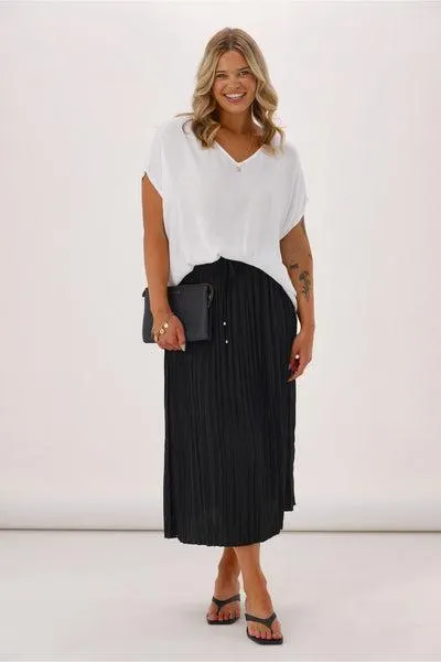 Celebration Connor Sateen Skirt Black