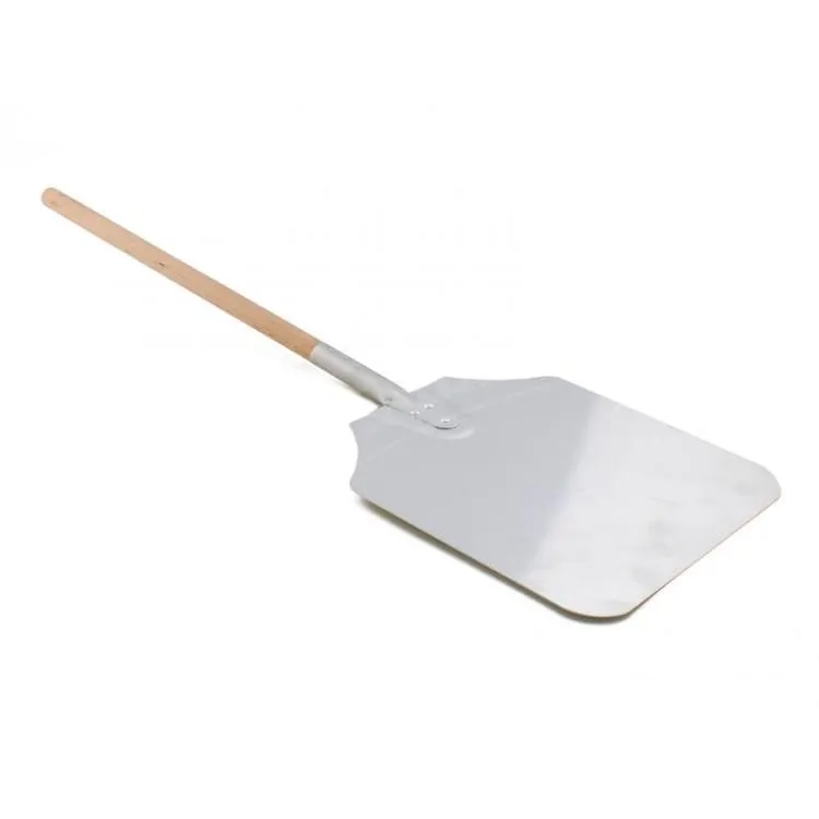 Aluminium Pizza Oven Shovel 12" Peel with 55cm Wooden Handle
