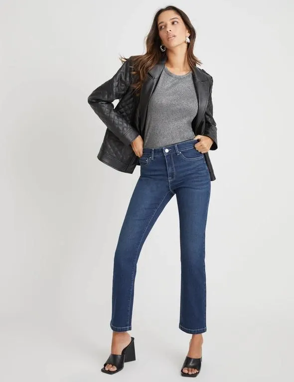 Rockmans Comfort Waist Short Length Jean