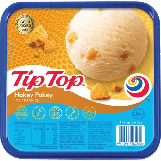 Tip Top Ice Cream Hokey Pokey 2L