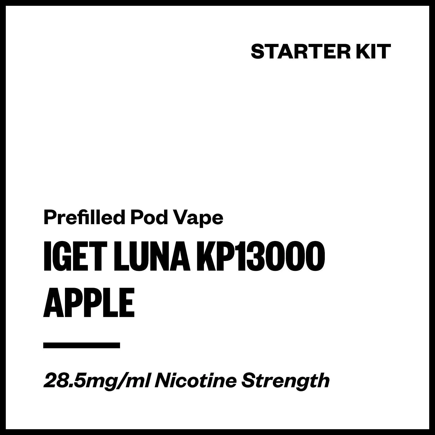 IGET Luna KP13000 - Apple (Starter Kit)
