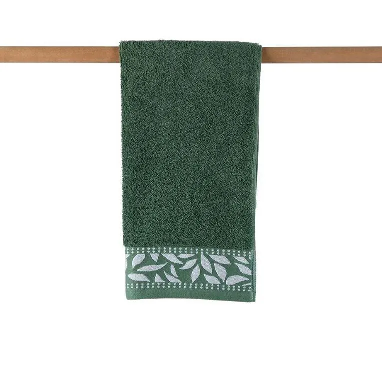Living & Co Plush Border Hand Towel 40cm x 65cm