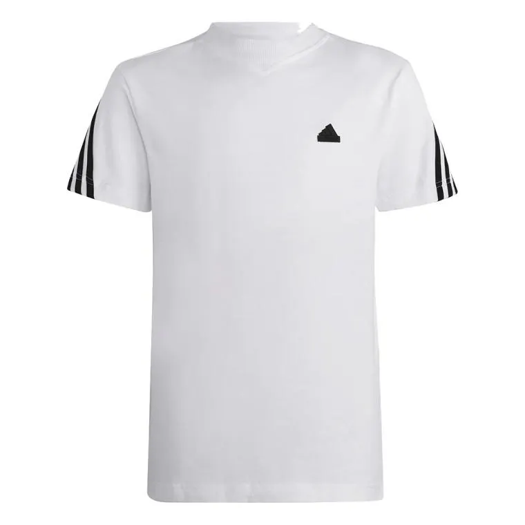 Adidas Youth Future Icons 3-Stripe Tee White/Black