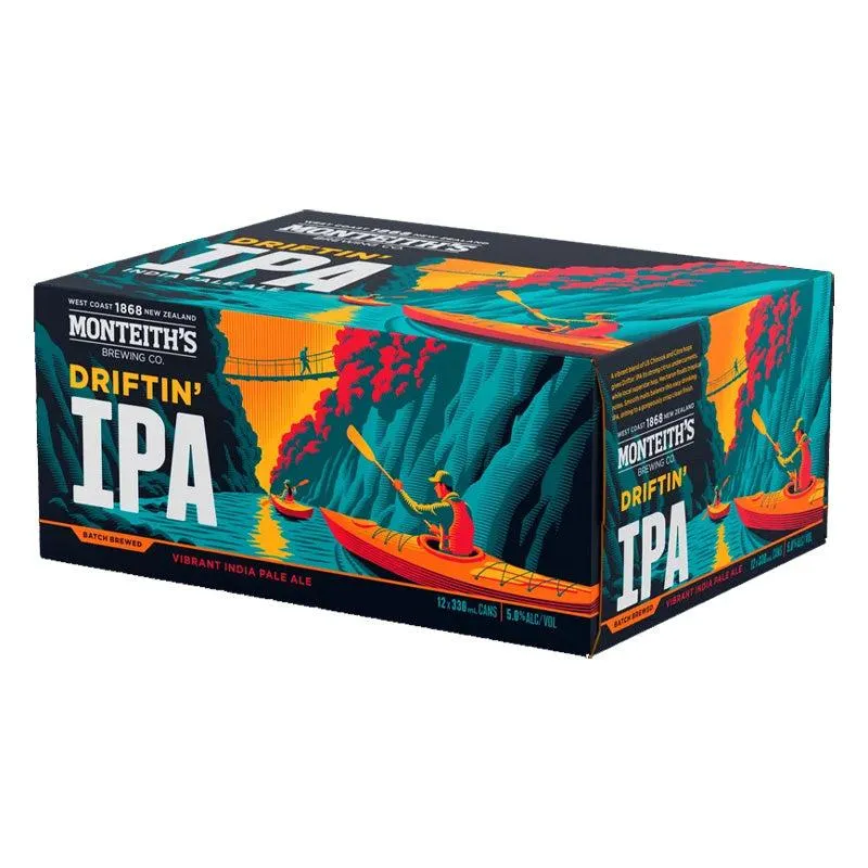 Monteiths Driftn' IPA 12pk Cans