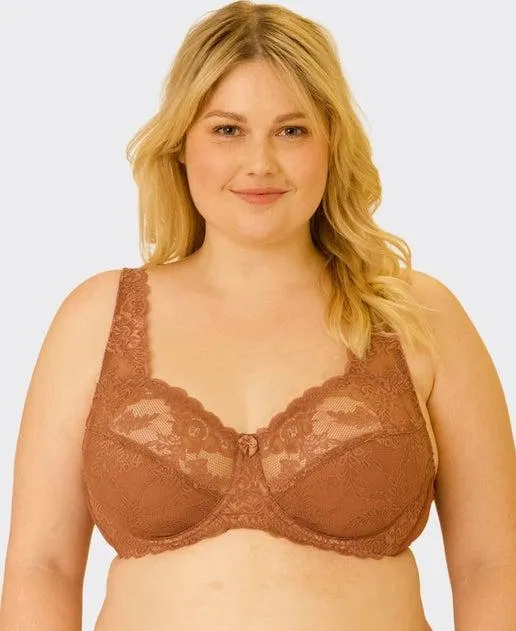 Women's Full Figure Lace Underwire Bra