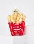 Christmas Shop Glass Ornament, Large Fries