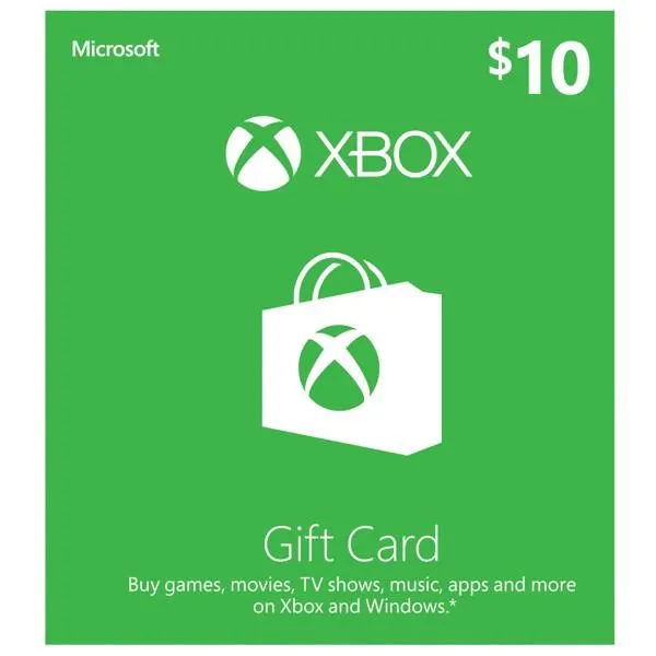 Xbox Gift Card $10