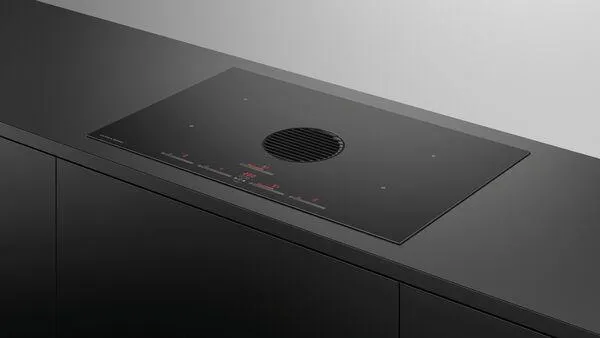 Induction Cooktop, 83cm, 4 Zones with Integrated Ventilation
