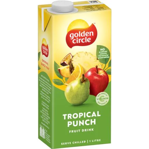 Golden Circle Fruit Drink Tropical Punch With Vitamin C