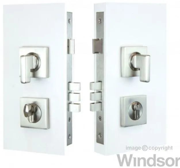 Mini Lever Entrance Lock Kit Square, 60m