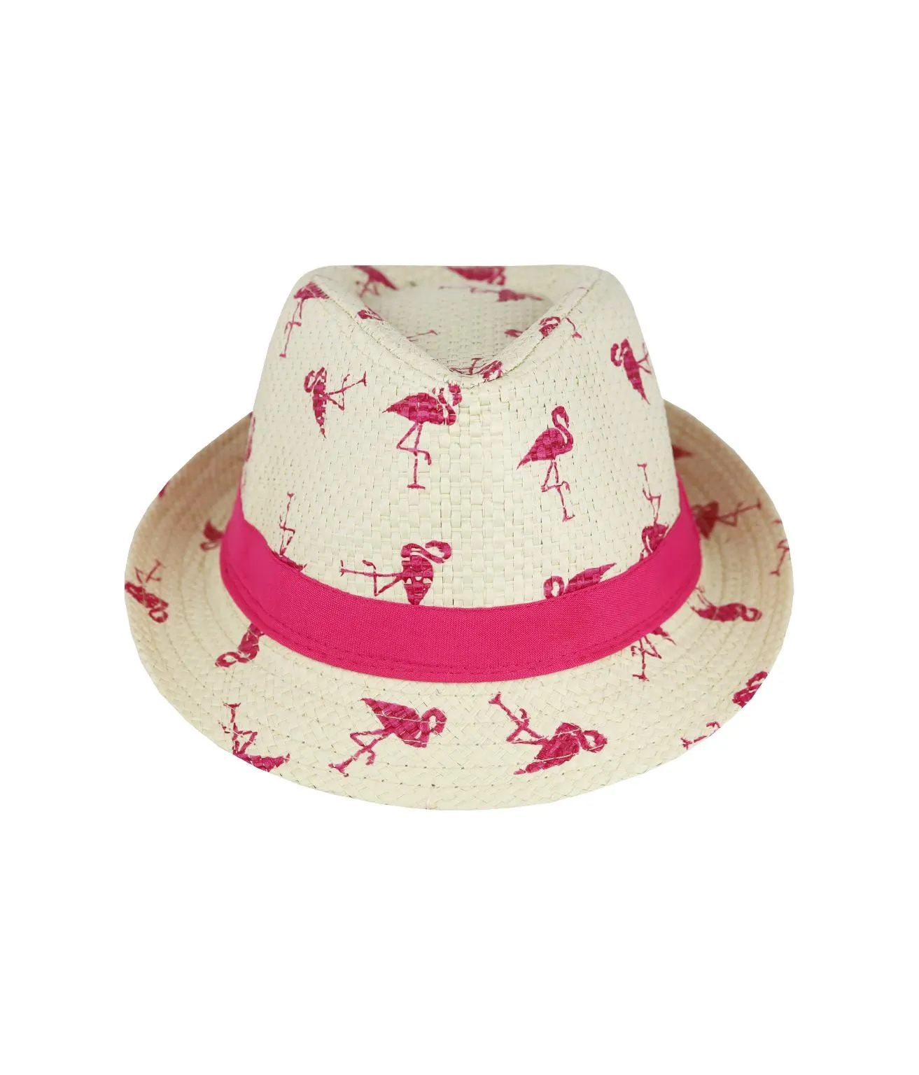 Hawaiian Flamingo Fedora Hat