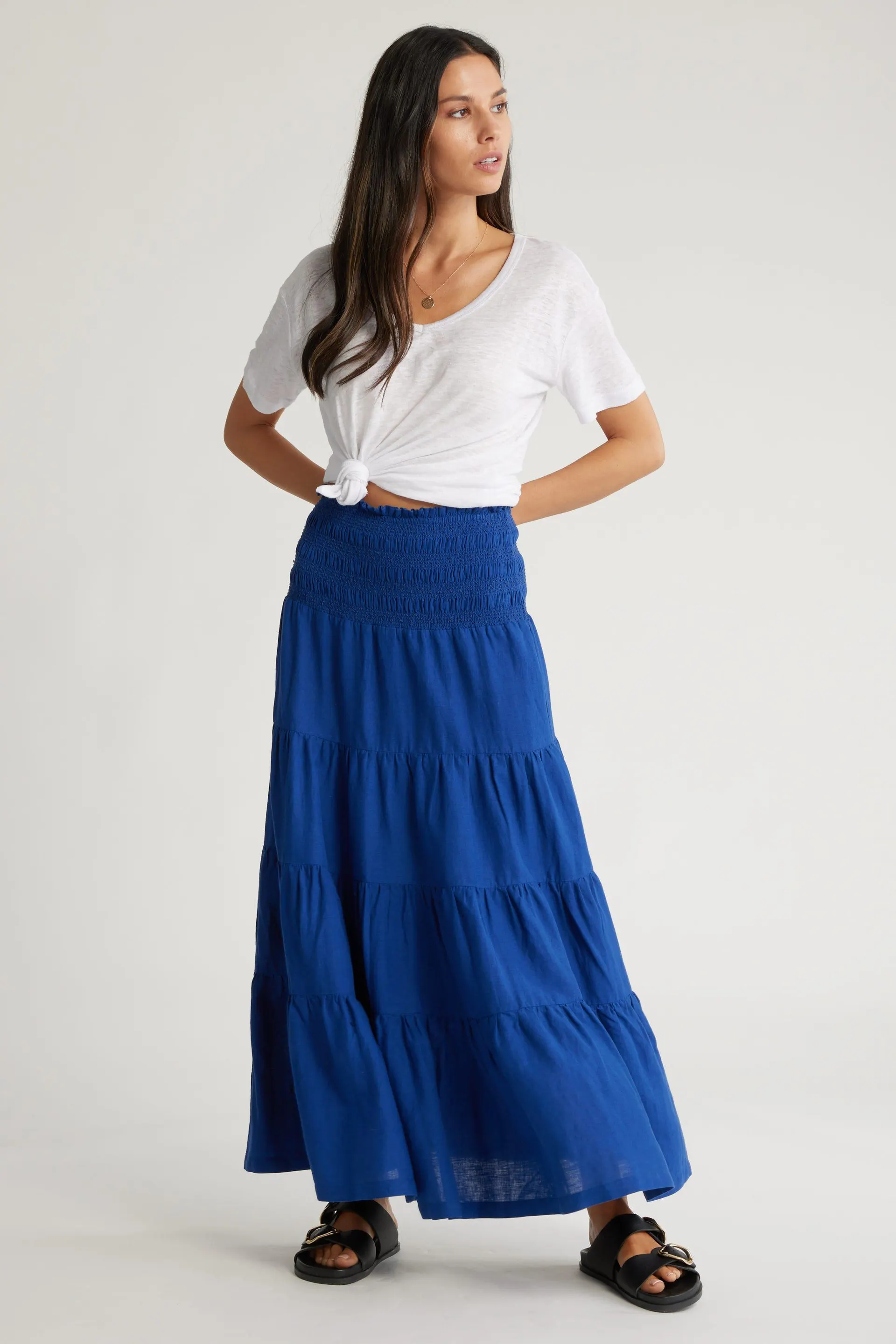Bonnie Shirred Skirt