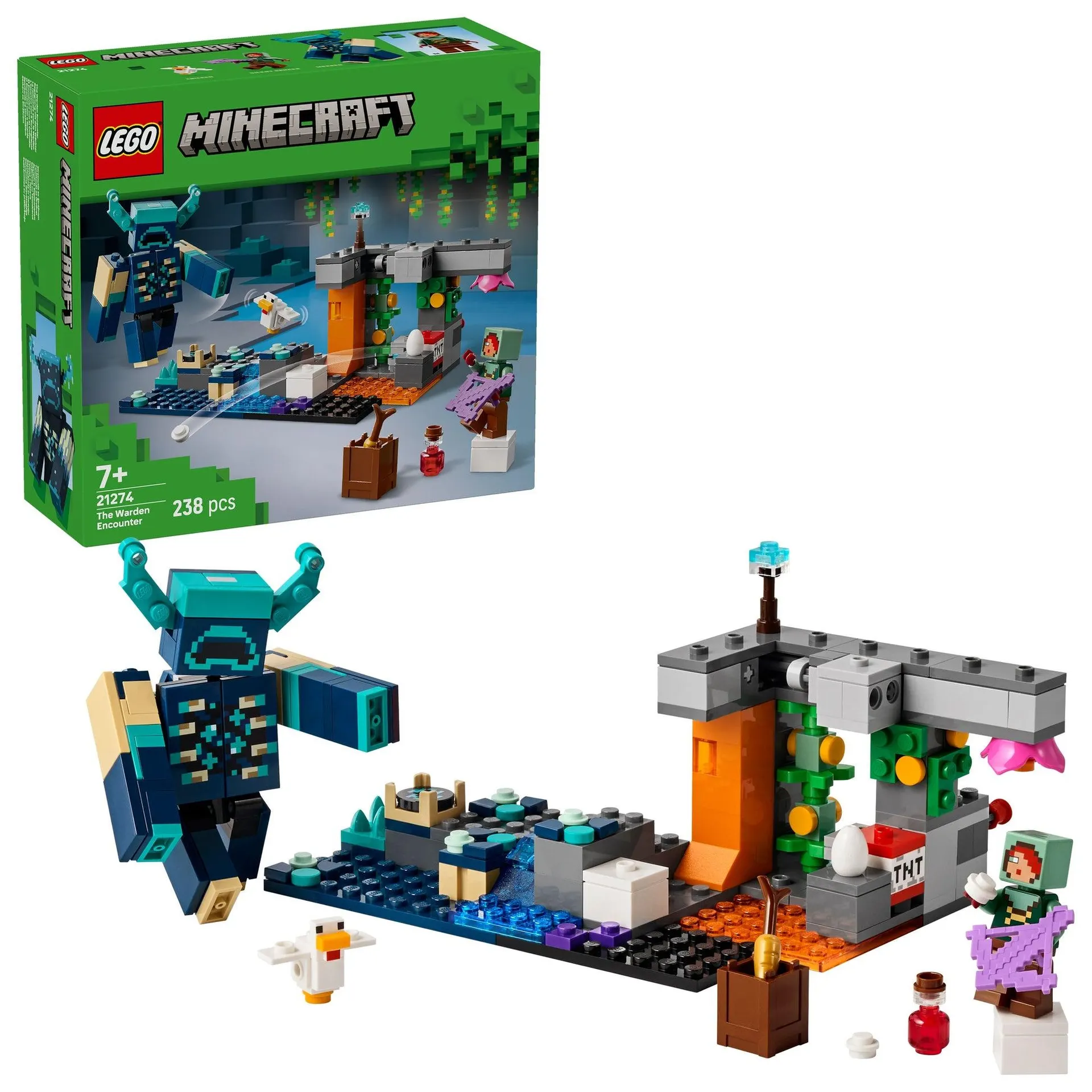 LEGO 21274 Minecraft The Warden Encounter