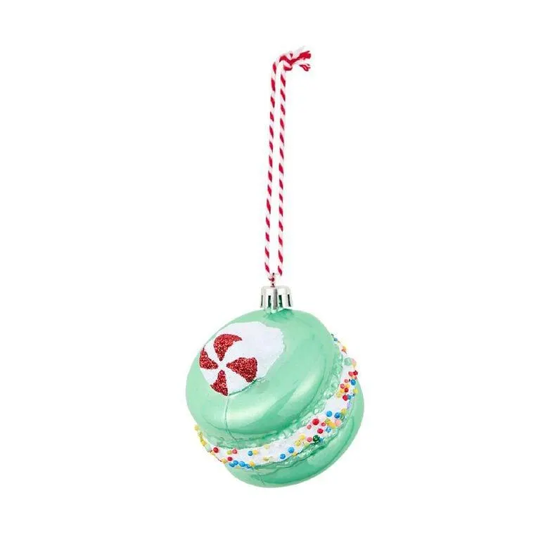 Wonderland Fun Festive Macaron 6.5cm Christmas Tree Decoration