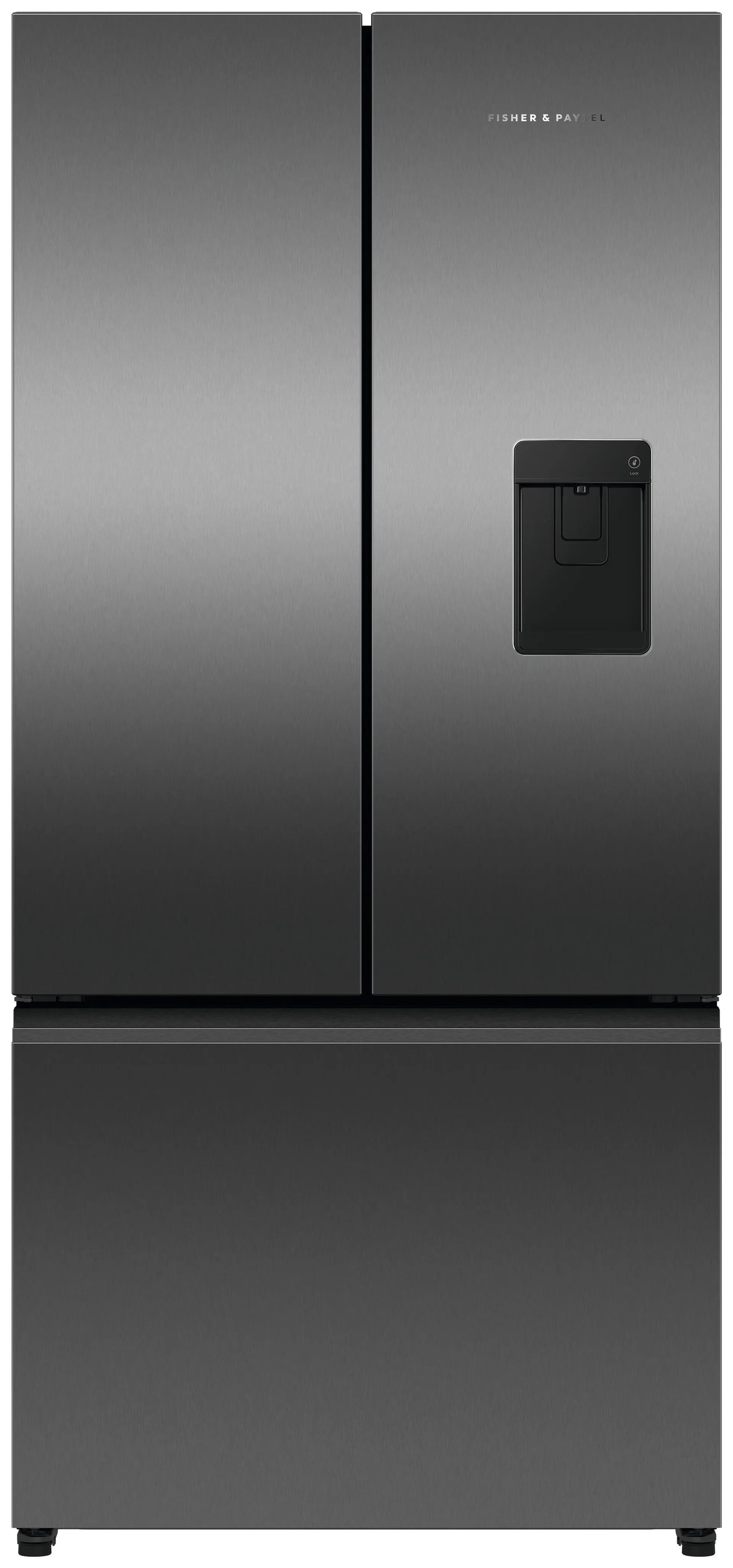 Fisher & Paykel RF505ANUB1 511L Series 7 French Door Refrigerator Freezer | Black Stainless Steel