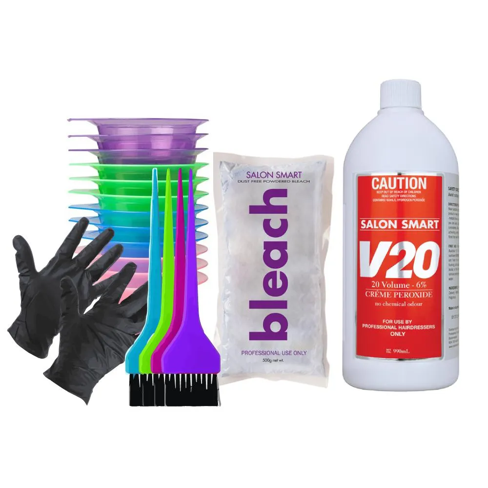 Salon Smart 20Vol (6%) Purple Bleach Kit