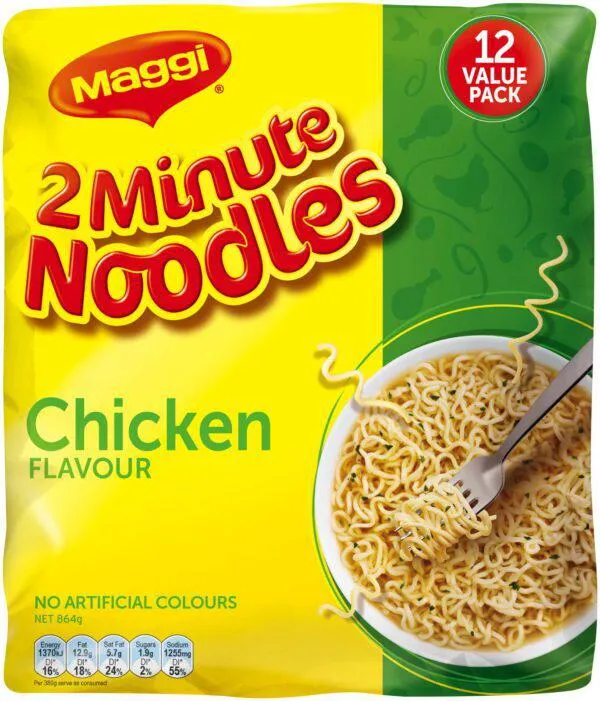 MAGGI 2 MINUTE NOODLES 12 PACK CHICKEN