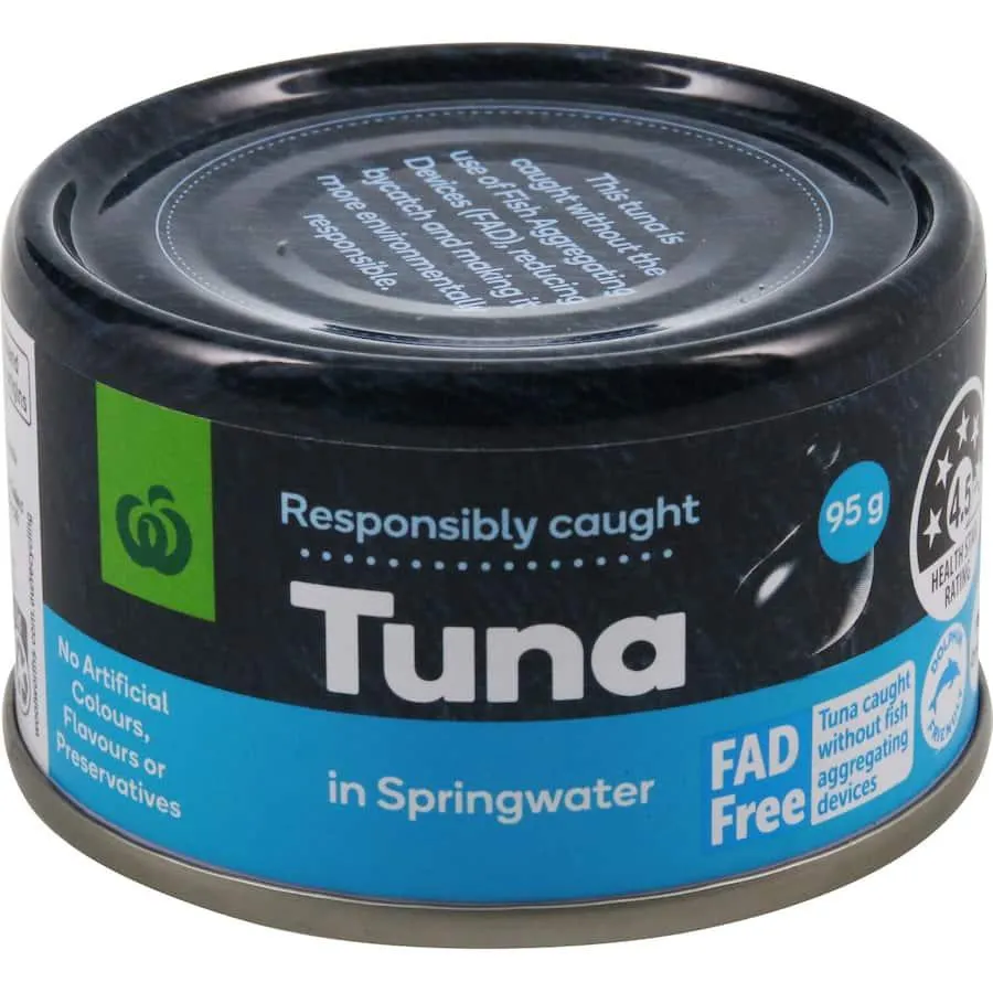 Woolworths Tuna In Spring Water