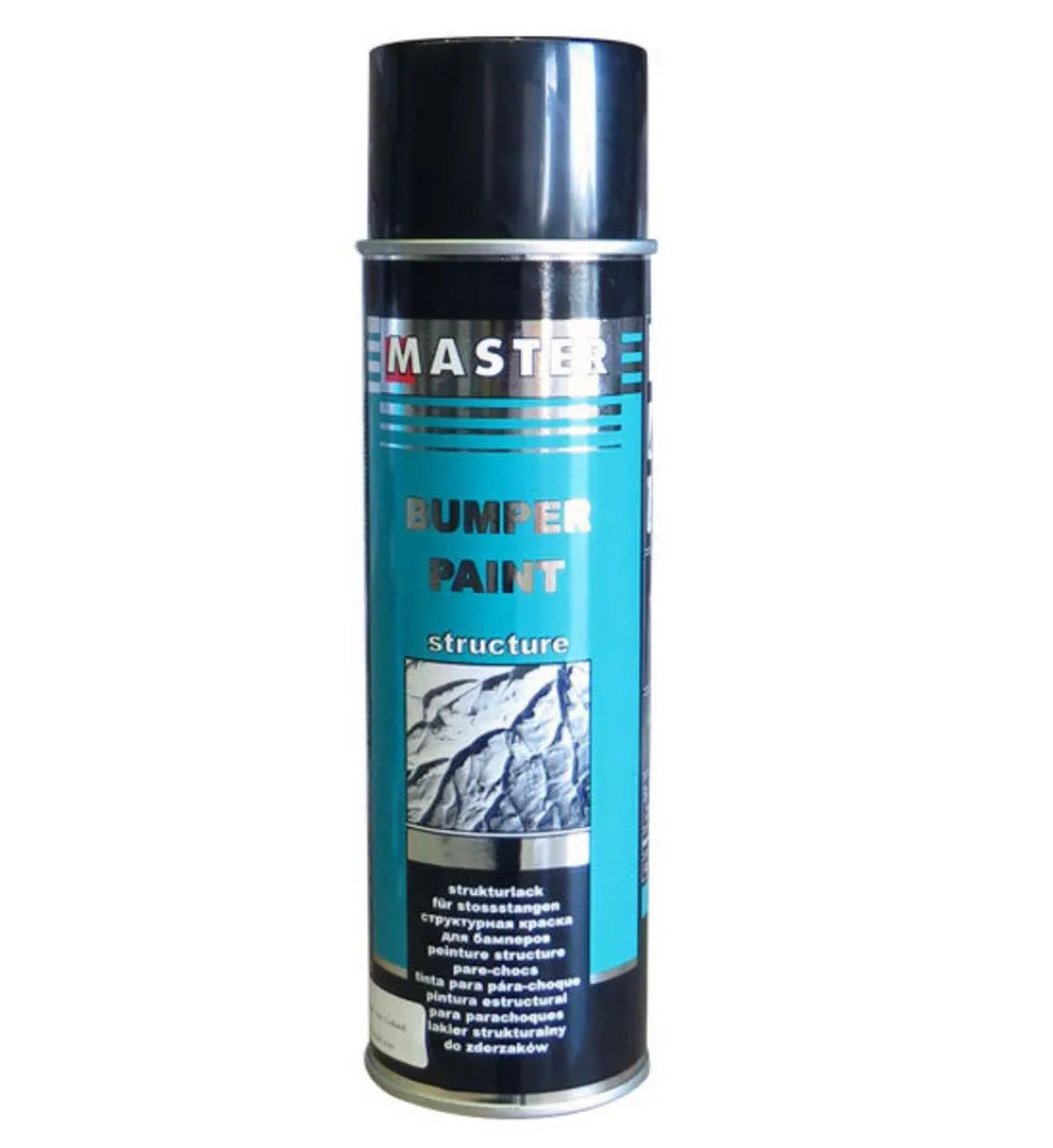 Troton Master Bumper Paint with Structure Black 500ml Aerosol
