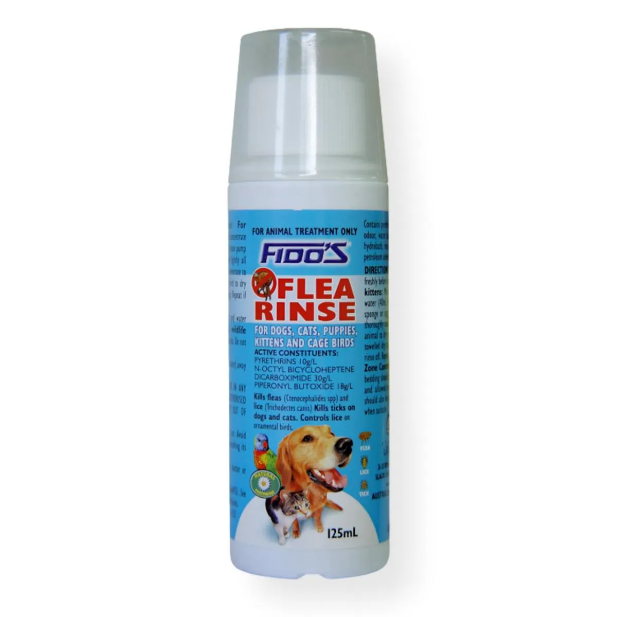 Fido's Flea Rinse Concentrate 125ml