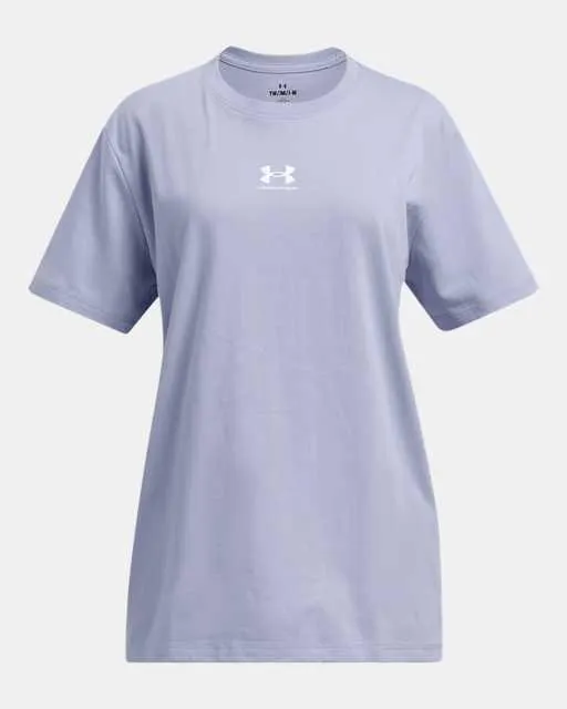 Girls' UA Campus Oversize Lockup Short Sleeve