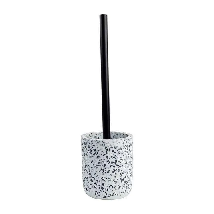 KOO Speckle Toilet Brush Holder White