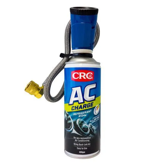 CRC AC Charge Refrigerant R134a Refill and Hose - 400g