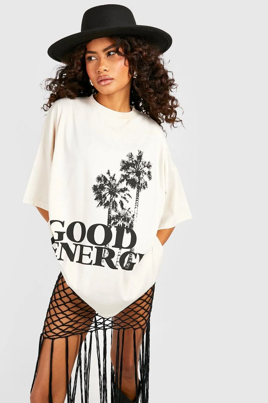 Good Energy Super Oversized Graphic T-shirt