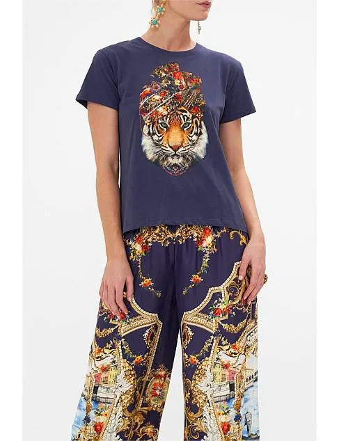 EASY TEE WITH SHORT SLEEVES - NAVY