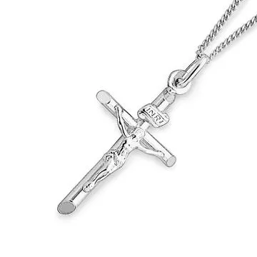 Sterling Silver Crucifix Pendant