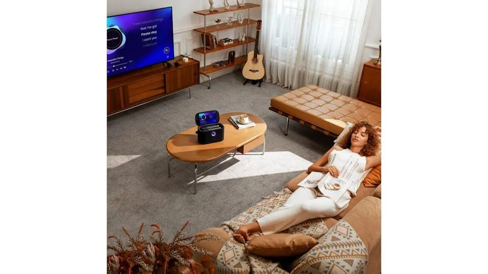 Ikarao Shell S2 Portable 140W Karaoke Speaker with 8inch TouchScreen Display