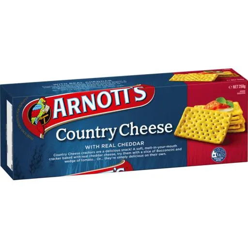Arnotts Country Cheese 250g