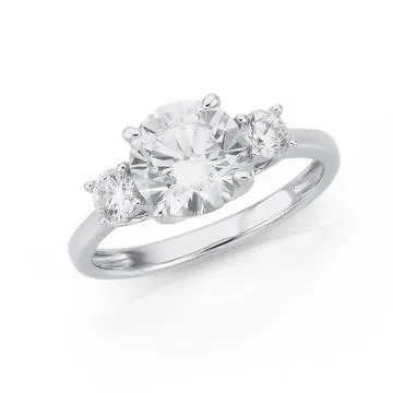 Sterling Silver Cubic Zirconia Ring