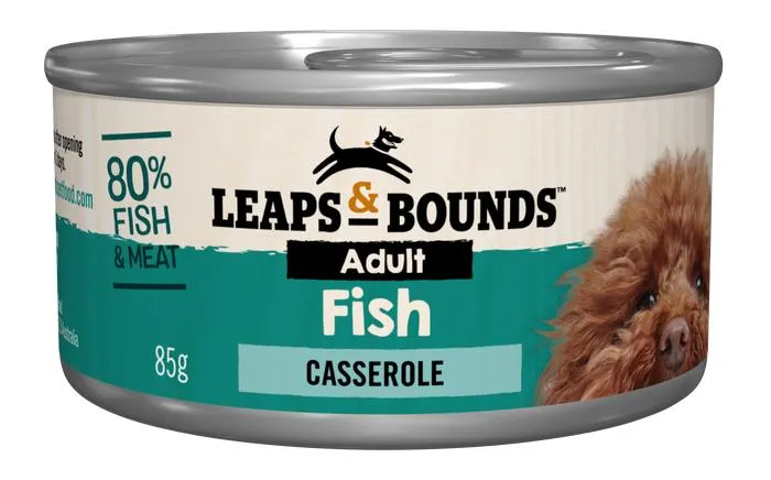 Leaps & Bounds Dog Adult Fish Casserole 12x85g