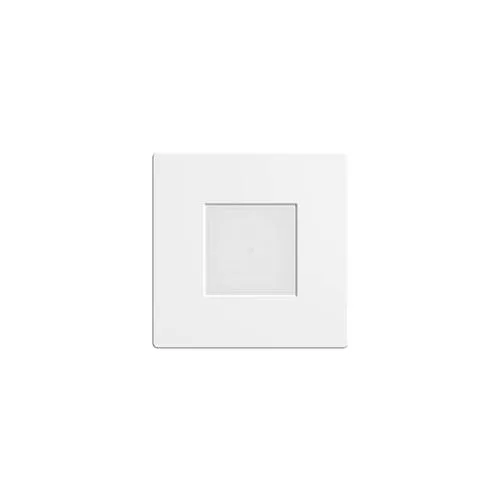 Pocket 0.5W Cct Ip44 White Square Led Recessed Wall Light