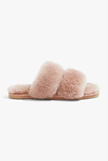 Australian Made Shearling Double Slide