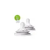 Philips AVENT Natural Teat - Slow Flow - 2 Pack