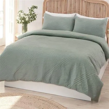 Eddison Embossed Quilt Cover Set
